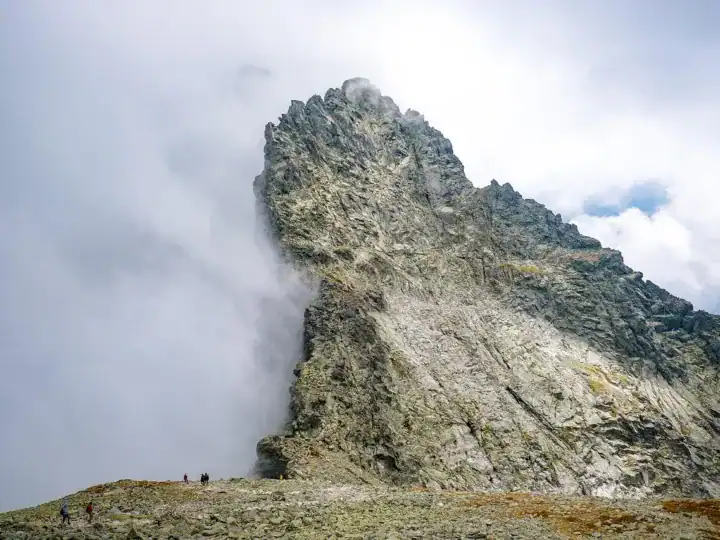 Panorama z Chopoka w słowackich Tatrach Niżnych latem